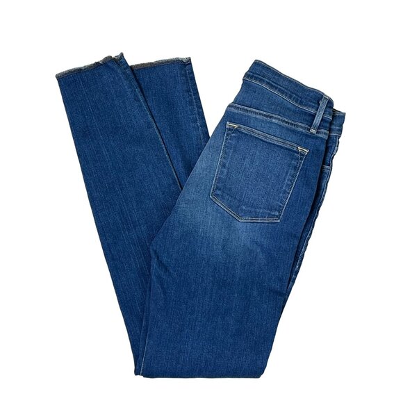 NEW Frame Women's Le High Raw Hem Ankle Skinny Jeans 27 in Lowell - Picture 10 of 12